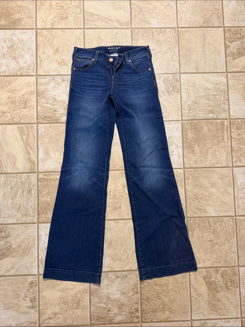 Ariat Women's Dark Blue Trouser Jeans
